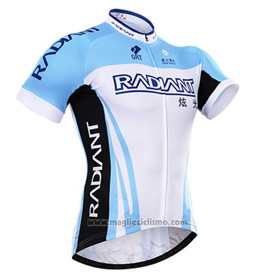 Abbigliamento Ciclismo To The Fore Celeste e Bianco Manica Corta e Salopette